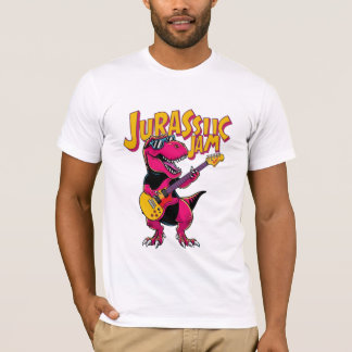 Camiseta de jam jurásico masculina - Dinosaurio ju