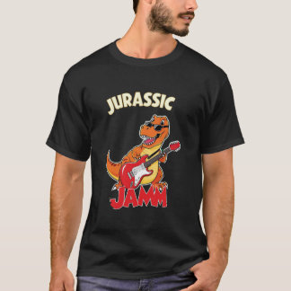 Camiseta de jam jurásico masculina - Dinosaurio ju