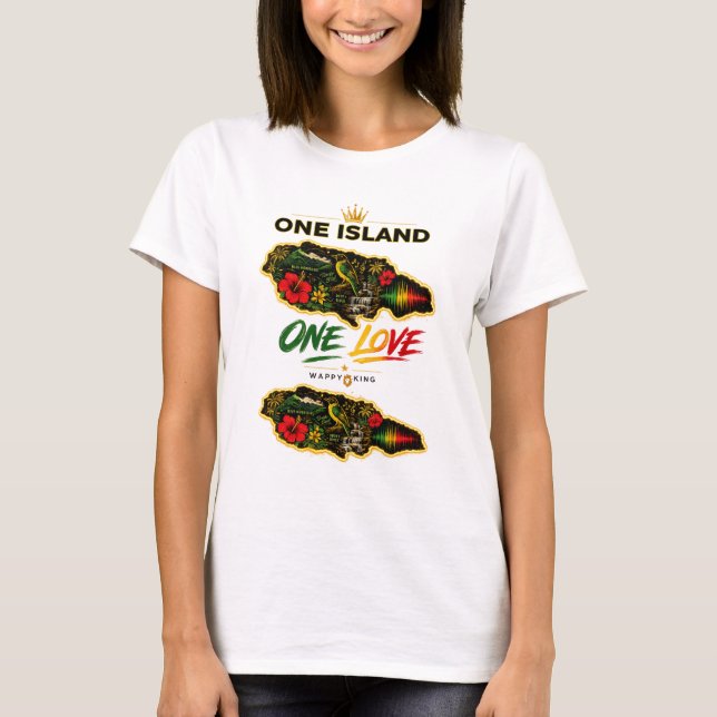 Camiseta de Jamaica de marca  (Anverso)