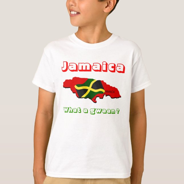 camiseta de jamaica para niños (Anverso)