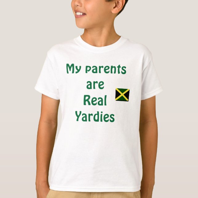 camiseta de jamaica para niños (Anverso)