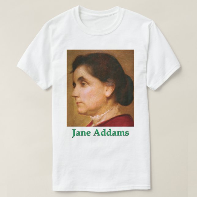 Camiseta de Jane Addams y su sabiduría (Diseño del anverso)