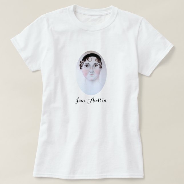 Camiseta de Jane Austen (Diseño del anverso)