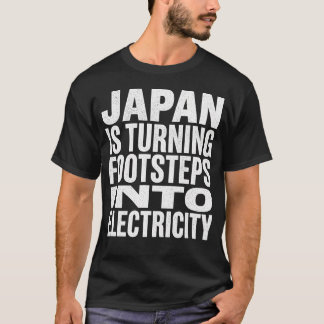Camiseta de Japón Convierte Huellas en Electricida