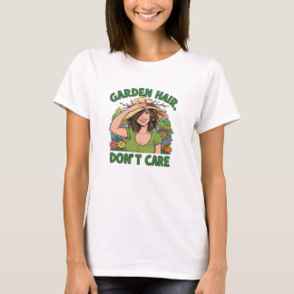 Camiseta de jardín divertida - Cabello de jardín,