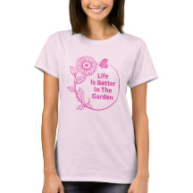 Camiseta de jardín para mujeres