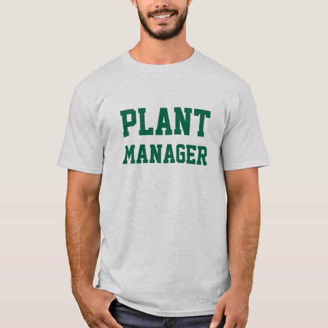 Camiseta de jardinería para hombres (Anverso)
