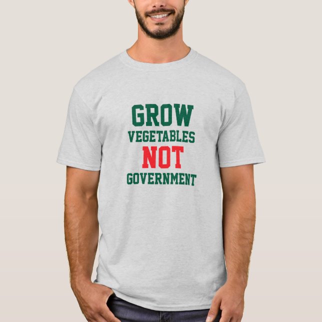 Camiseta de jardinería para hombres (Anverso)
