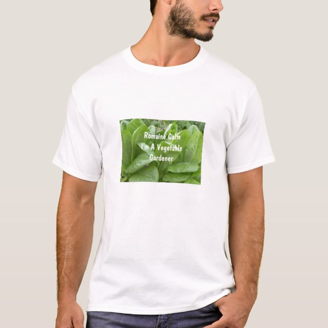 Camiseta de jardinería para hombres (Anverso)