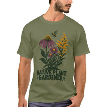 Camiseta de jardinero de plantas nativas