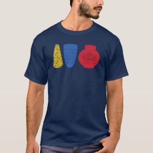 Camiseta de Jarrones Egipcios Modernos