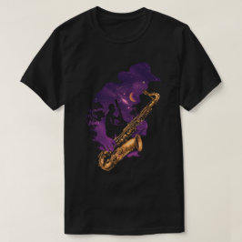Camiseta de jazz de medianoche