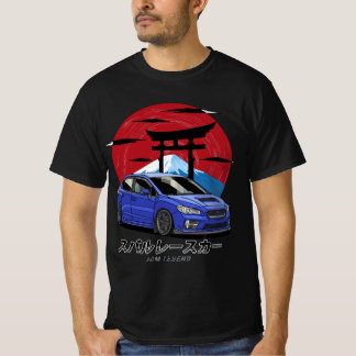Camiseta de JDM Subie Impreza WRX STi Evoeye 2015