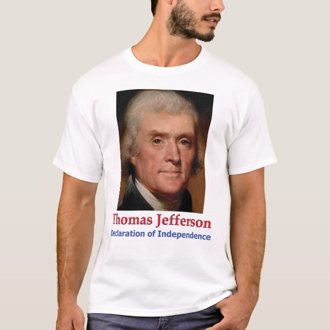 Camiseta de Jefferson y Declaración de Independenc (Anverso)