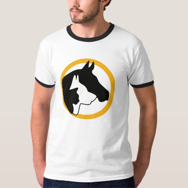 Camiseta de jengibre masculino (Anverso)