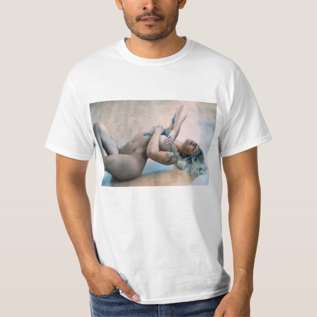 Camiseta de Jenna del CALENDARIO de la FOTOGRAFÍA (Anverso)