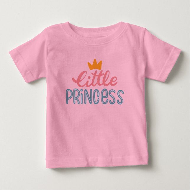 Camiseta de Jersey Baby Fine Princesita (Anverso)