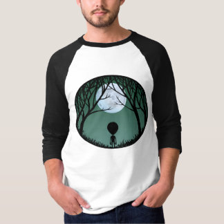 Camiseta de Jersey de Alien para Mujer con Luna