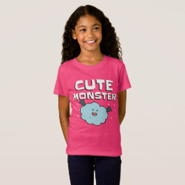 Camiseta De Jersey De Chicas De Monstruos Cutos