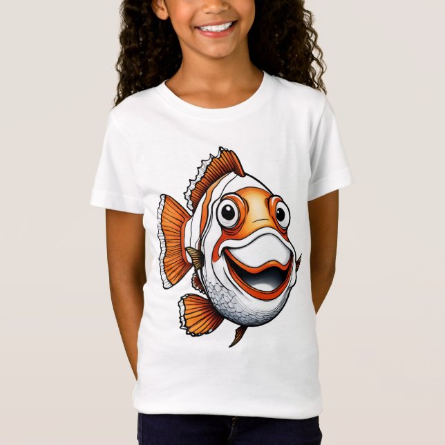 Camiseta de Jersey de Fish Fish Fine para niños (Anverso)