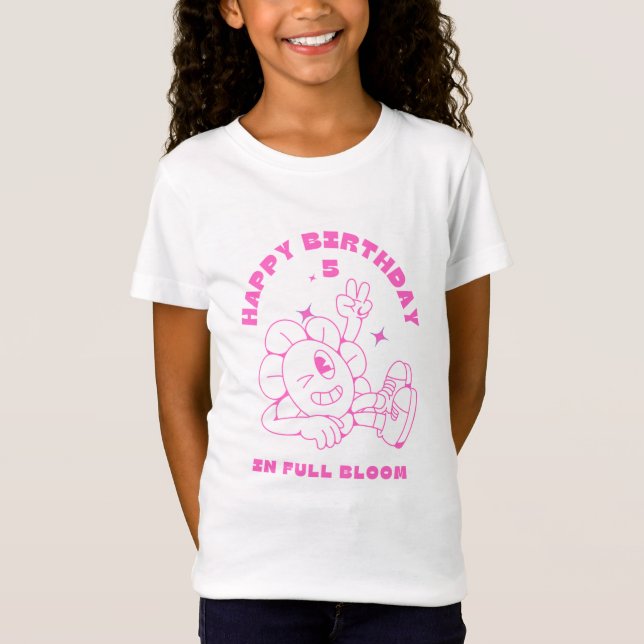 Camiseta de Jersey de lujo Feliz cumpleaños a plen (Anverso)