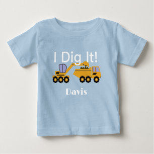 Camiseta de jersey fina para bebé de I Dig It Desi