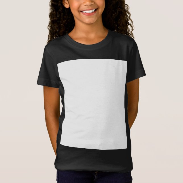 Camiseta de jersey fina para niñas (Anverso)
