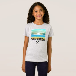 Camiseta de jersey fina para niñas de San Diego De