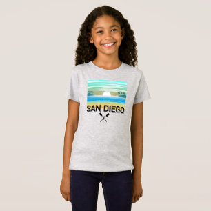 Camiseta de jersey fina para niñas de San Diego De