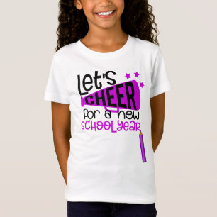 Camiseta de jersey fina para niñas escolares