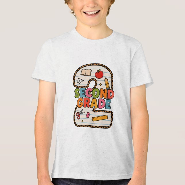 **Camiseta de Jersey Fina para Niños  (Anverso)