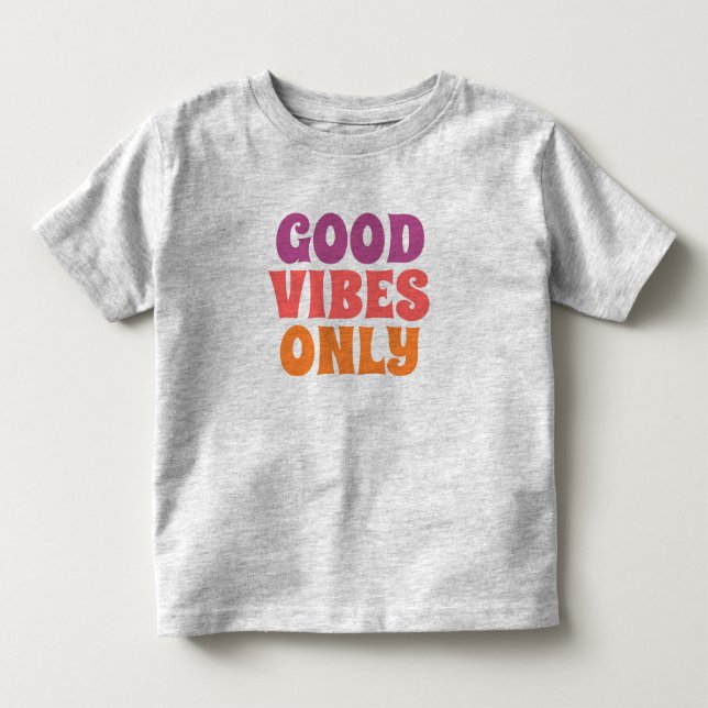 Camiseta de jersey fina para niños pequeños (Anverso)