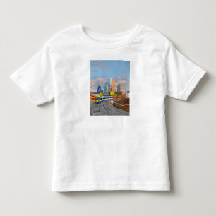 Camiseta de jersey fina para niños pequeños