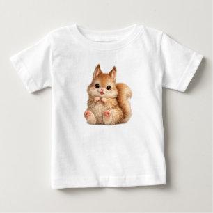Camiseta de Jersey Fino para Bebés de Ardilla Ador