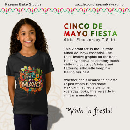 Camiseta de Jersey Fino para Niñas Fiesta del Cinc