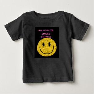 Camiseta de jersey para niños Giving Puts Smiles O