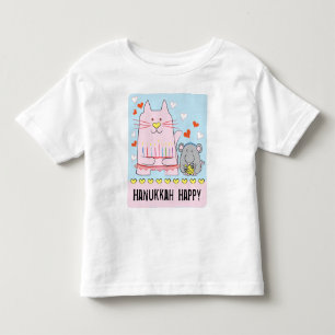 Camiseta de jersey para niños pequeños de Hanukkah