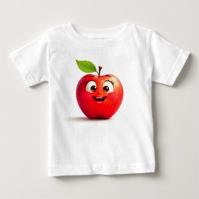 Camiseta de jersey suave para bebé con estampado d (Anverso)