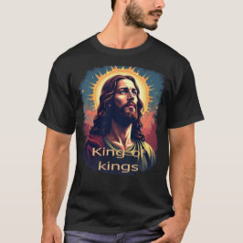 Camiseta de Jesucristo - Tee gráfico del Rey de Re