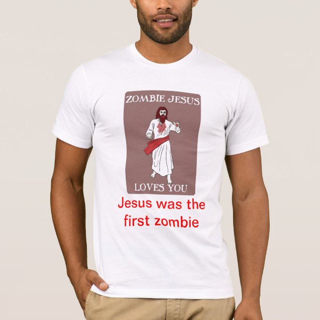 Camiseta de Jesús del zombi (Anverso)