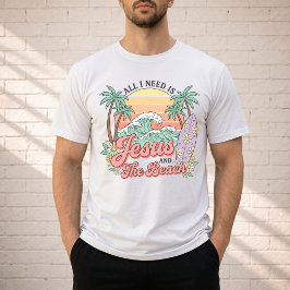 Camiseta de Jesús y la Playa