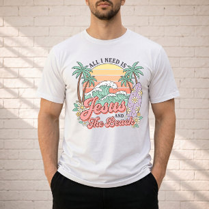 Camiseta de Jesús y la Playa