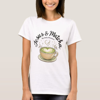 Camiseta de Jesús y Matcha