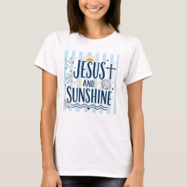 Camiseta de Jesús y sol