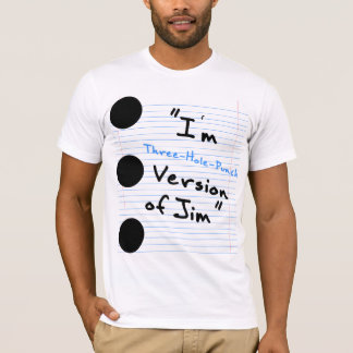 Camiseta de Jim del Tres-Agujero-Sacador
