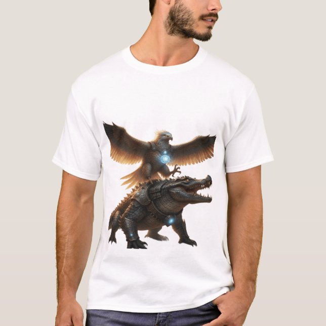 Camiseta de Jinete de Dragón – Poder en Movimiento (Anverso)