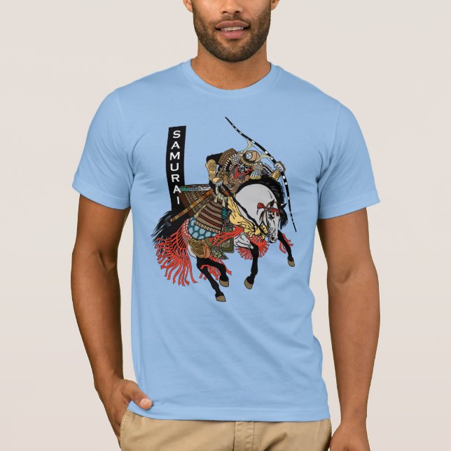 Camiseta de jinete samurai japonesa (Anverso)