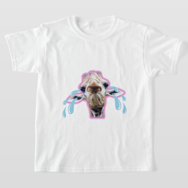 Camiseta de jirafa básica para niños (Distribución)