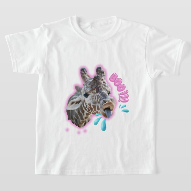 Camiseta de jirafa básica para niños (Distribución)