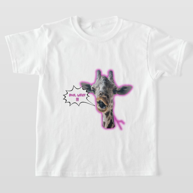 Camiseta de jirafa básica para niños (Distribución)